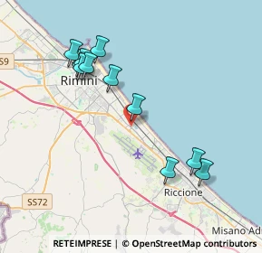 Mappa Via Giorgio Ambrosoli, 47924 Rimini RN, Italia (3.96636)