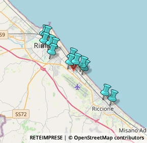 Mappa Via Giorgio Ambrosoli, 47924 Rimini RN, Italia (2.79462)