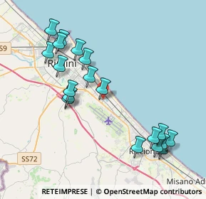 Mappa Via Giorgio Ambrosoli, 47924 Rimini RN, Italia (4.38158)