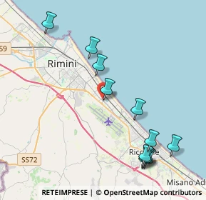 Mappa Via Giorgio Ambrosoli, 47924 Rimini RN, Italia (4.68091)