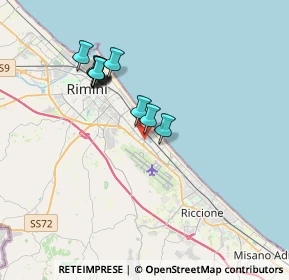 Mappa Via Giorgio Ambrosoli, 47924 Rimini RN, Italia (3.20182)
