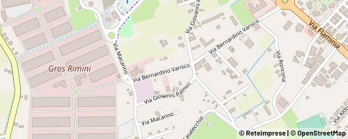 Mappa Rimini