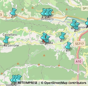 Mappa Via delle Rocche, 17033 Garlenda SV, Italia (3.155)