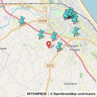 Mappa Via S. Lorenzo a Monte, 47923 Rimini RN, Italia (2.55833)