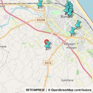 Mappa Via S. Lorenzo a Monte, 47923 Rimini RN, Italia (3.27538)