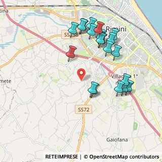 Mappa Via S. Lorenzo a Monte, 47923 Rimini RN, Italia (2.1255)