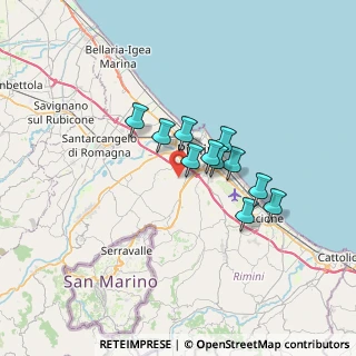 Mappa Via S. Lorenzo a Monte, 47923 Rimini RN, Italia (4.93545)