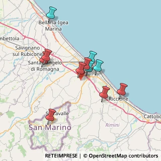 Mappa Via S. Lorenzo a Monte, 47923 Rimini RN, Italia (6.42636)