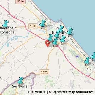 Mappa Via S. Lorenzo a Monte, 47923 Rimini RN, Italia (4.69182)