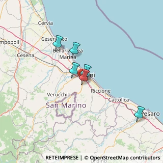 Mappa Via S. Lorenzo a Monte, 47923 Rimini RN, Italia (38.95364)