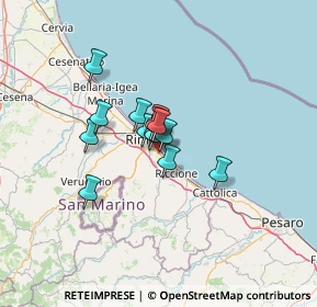 Mappa Strada statale 16 Adriatica, 47924 Rimini RN, Italia (7.615)