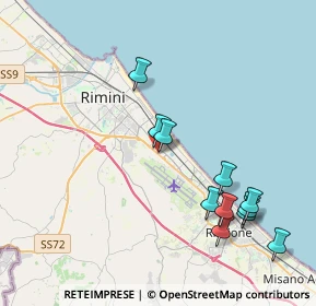 Mappa Strada statale 16 Adriatica, 47924 Rimini RN, Italia (4.27727)