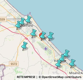 Mappa Strada statale 16 Adriatica, 47924 Rimini RN, Italia (4.29091)