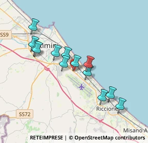 Mappa Strada statale 16 Adriatica, 47924 Rimini RN, Italia (3.43538)