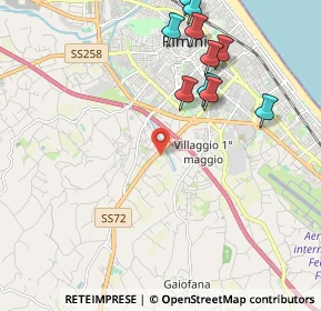 Mappa Via Barattona, 47924 Rimini RN, Italia (2.54364)