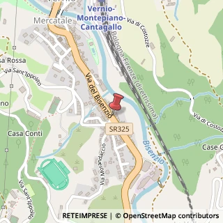 Mappa Via del Bisenzio, 50, 59024 Vernio, Prato (Toscana)