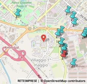 Mappa Via Reno, 47924 Rimini RN, Italia (0.649)