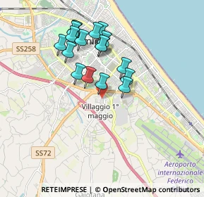 Mappa Via Reno, 47924 Rimini RN, Italia (1.68111)