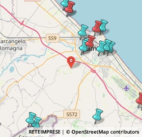 Mappa Via della Grottazza, 47923 Rimini RN, Italia (5.35235)