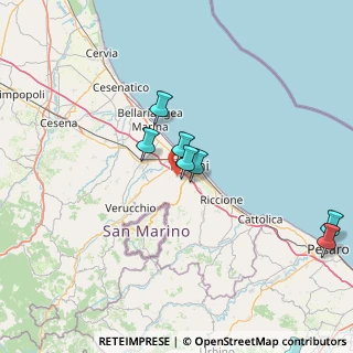 Mappa Via della Grottazza, 47923 Rimini RN, Italia (25.37)