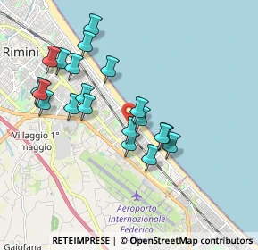 Mappa Viale Lecce, 47924 Rimini RN, Italia (1.793)