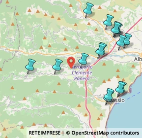 Mappa Via Bosco di Carlo, 17033 Garlenda SV, Italia (4.9575)