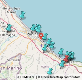 Mappa Viale Trapani, 47924 Rimini RN, Italia (9.6795)