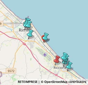 Mappa Viale Trapani, 47924 Rimini RN, Italia (4.25636)