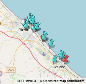 Mappa Viale Trapani, 47924 Rimini RN, Italia (3.34647)