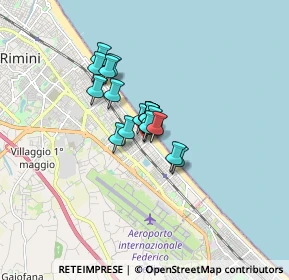 Mappa Viale Trapani, 47924 Rimini RN, Italia (0.8305)
