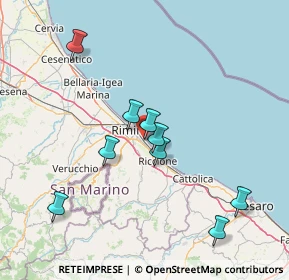 Mappa Viale Trapani, 47924 Rimini RN, Italia (34.736)