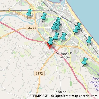 Mappa Via della Lontra, 47923 Rimini RN, Italia (2.09692)