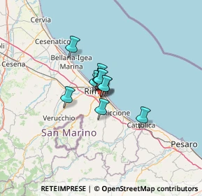 Mappa C.C. Le Befane, 47924 Rimini RN, Italia (6.05727)