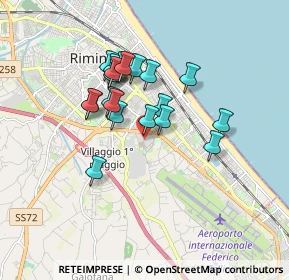 Mappa C.C. Le Befane, 47924 Rimini RN, Italia (1.43)