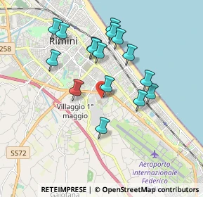 Mappa C.C. Le Befane, 47924 Rimini RN, Italia (1.75688)