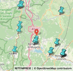 Mappa Via San Gavino, 50031 Barberino di Mugello FI, Italia (11.109)