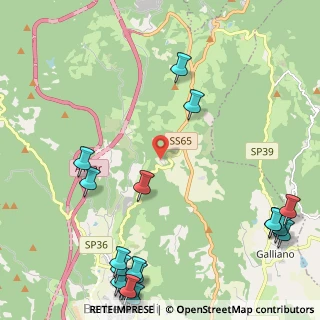Mappa Via San Gavino, 50031 Barberino di Mugello FI, Italia (3.401)