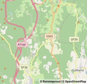 Mappa Via san gavino, 50031 Barberino Di Mugello FI, Italia (1.65909)