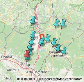 Mappa Via San Gavino, 50031 Barberino di Mugello FI, Italia (12.573)