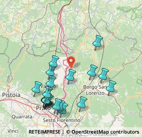 Mappa Via San Gavino, 50031 Barberino di Mugello FI, Italia (17.8385)