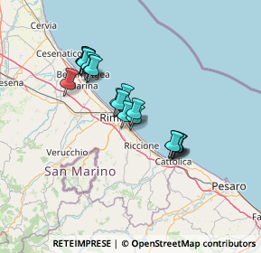 Mappa Viale Pegli, 47924 Rivazzurra RN, Italia (11.4695)