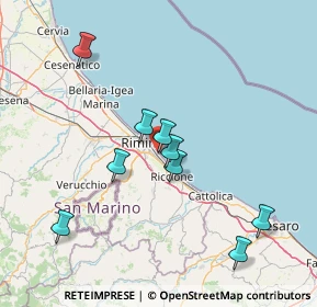 Mappa Viale Pegli, 47924 Rivazzurra RN, Italia (34.7865)