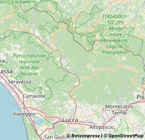 Mappa 55025 Coreglia Antelminelli LU, Italia (18.9895)