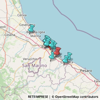 Mappa Via Michele Amari, 47923 Rimini RN, Italia (7.01462)