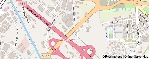 Mappa Rimini