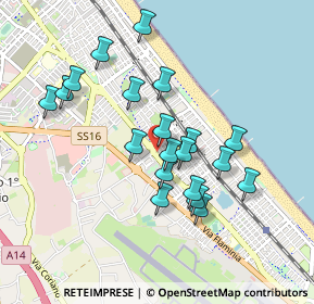 Mappa Via Antonio Rosmini Serbati, 47924 Rimini RN, Italia (0.831)