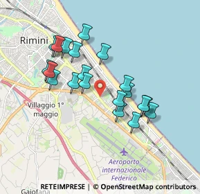 Mappa Via Antonio Rosmini Serbati, 47924 Rimini RN, Italia (1.65)