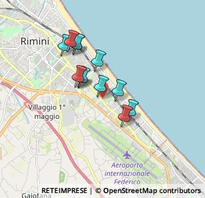 Mappa Via Antonio Rosmini Serbati, 47924 Rimini RN, Italia (1.34417)