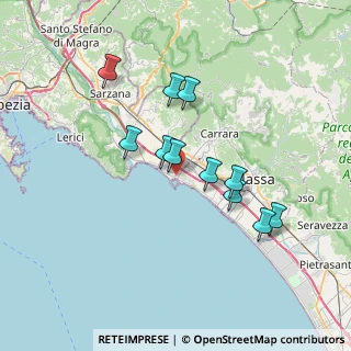 Mappa Via Garibaldi, 54033 Carrara MS, Italia (6.35273)