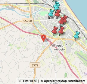 Mappa Via dell'Alce, 47923 Rimini RN, Italia (2.33182)